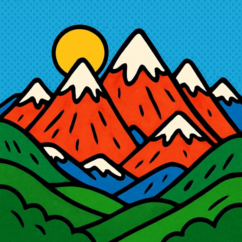 The Andes are the longest mountain range on land.