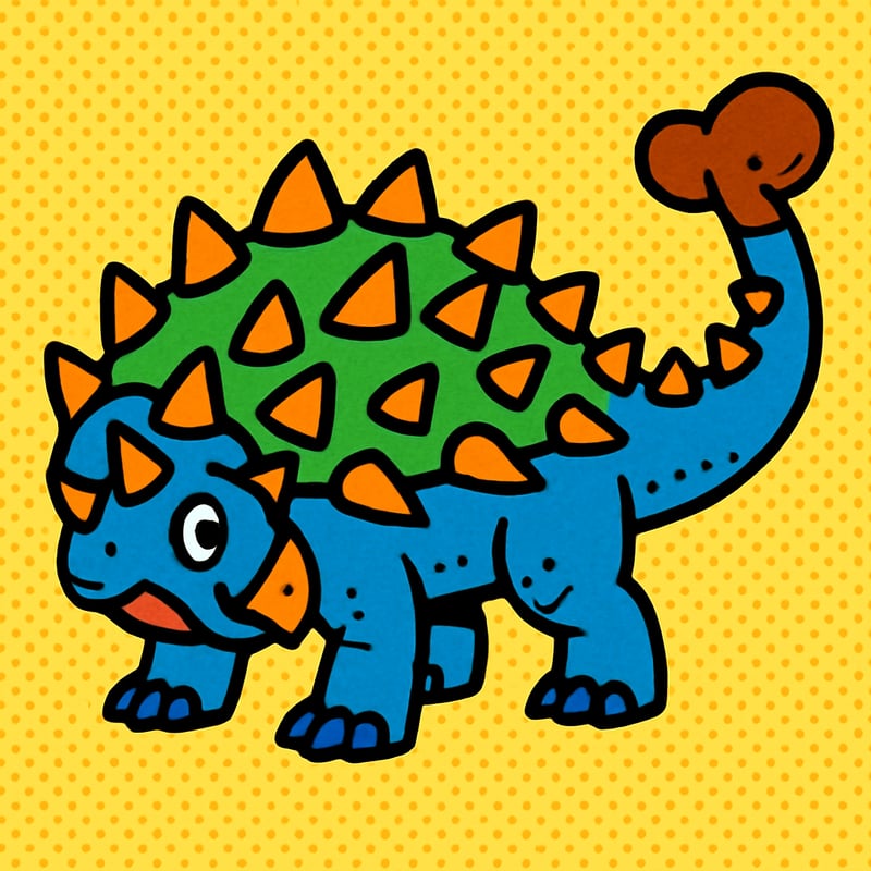 Ankylosaurus had a tail club that could break a T. rex's leg.