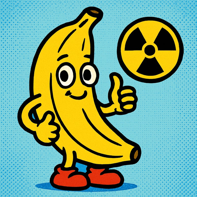 Bananas are slightly radioactive - but totally safe to eat.