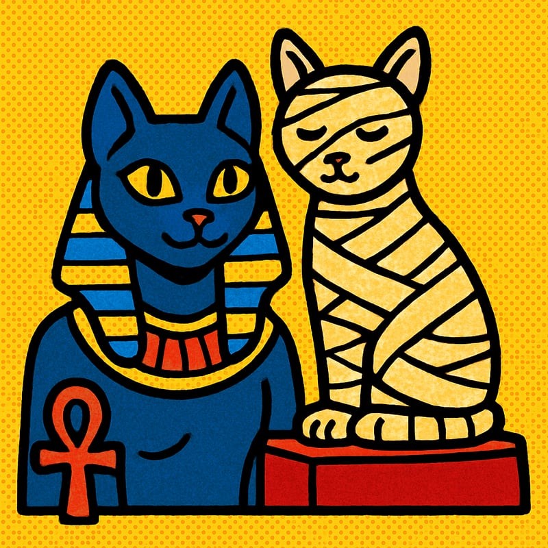 Cats were so sacred in ancient Egypt that killing one could be punished by death.