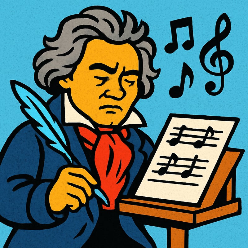Beethoven composed his Ninth Symphony after he had gone completely deaf.