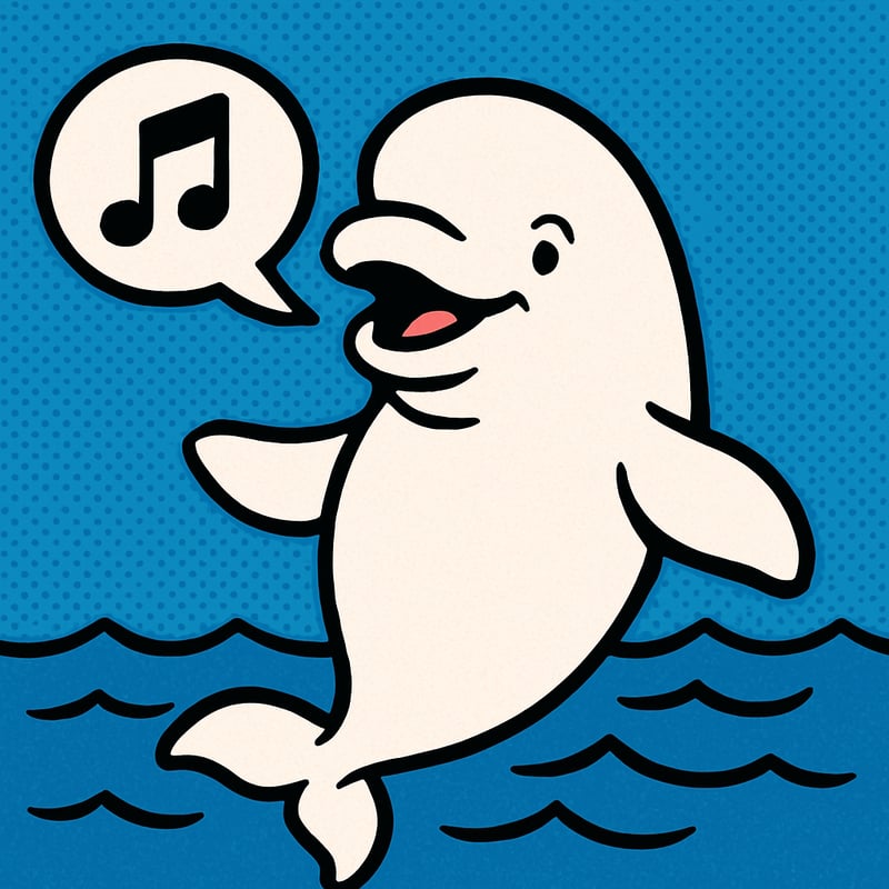 Beluga whales can mimic human speech.