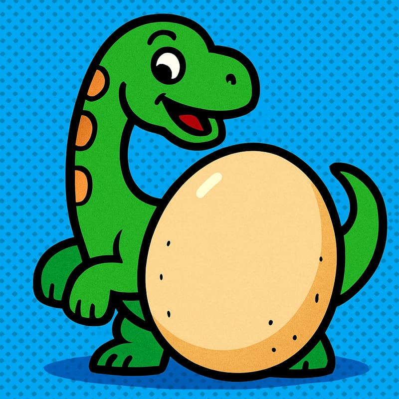 The biggest dinosaur egg ever found is the size of a basketball.