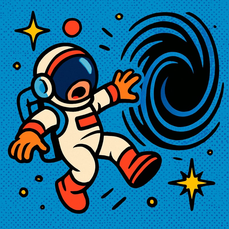 Past a black hole's "event horizon," even light can't escape.