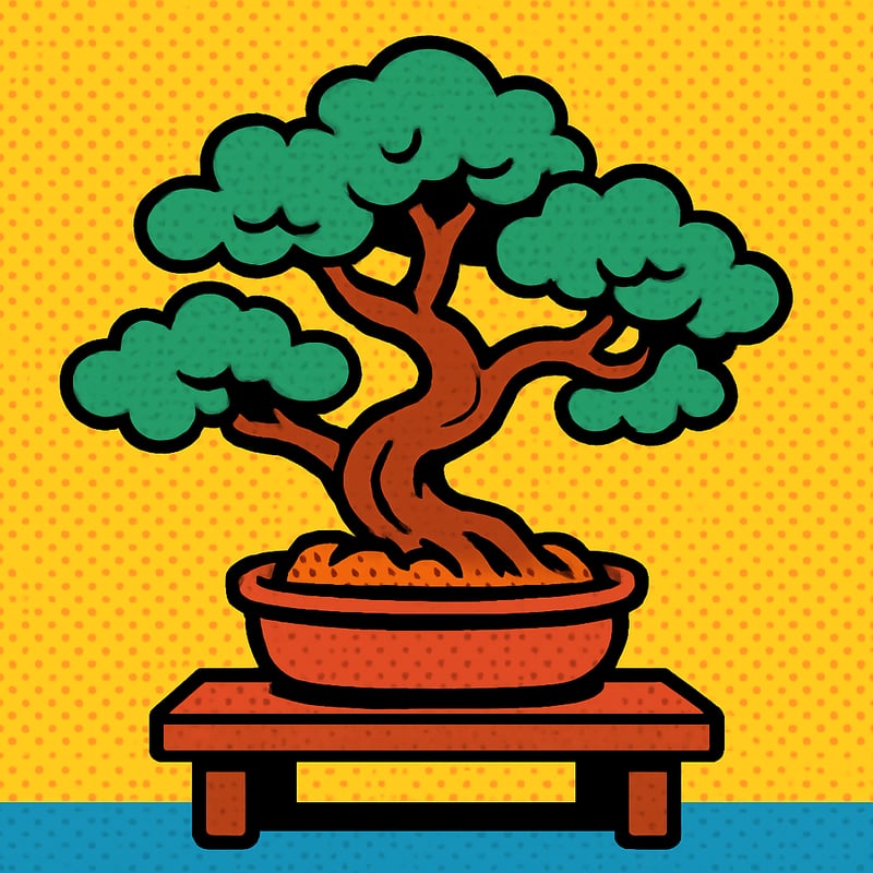 Bonsai trees can be hundreds of years old and still fit on a table.