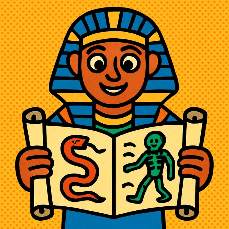 The Egyptian Book of the Dead was a magic spellbook for the afterlife.