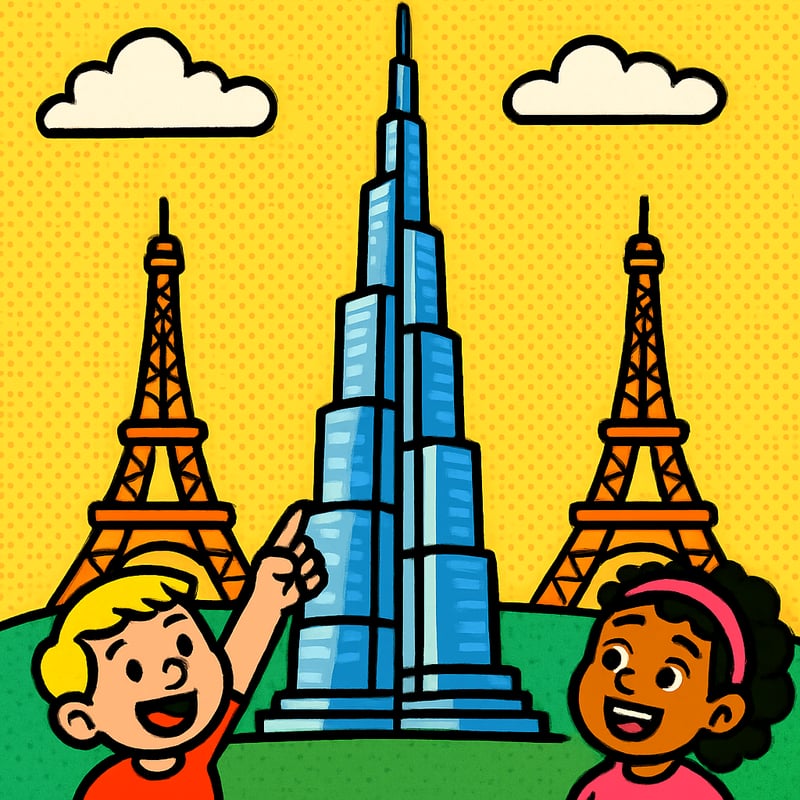 The tallest building on Earth is more than half a mile high.