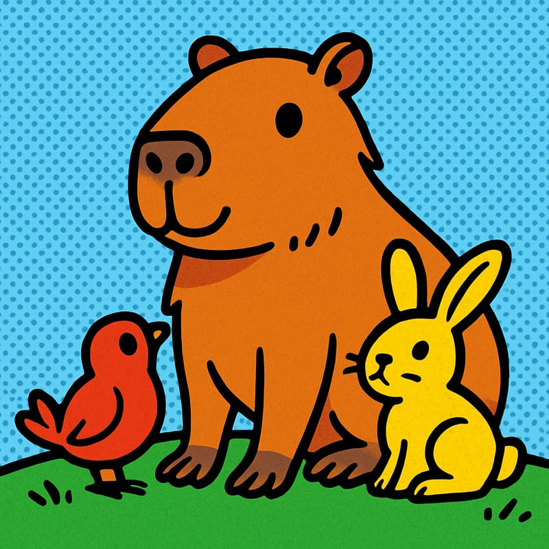 Capybaras are the world's biggest rodents - and everyone's best friend.