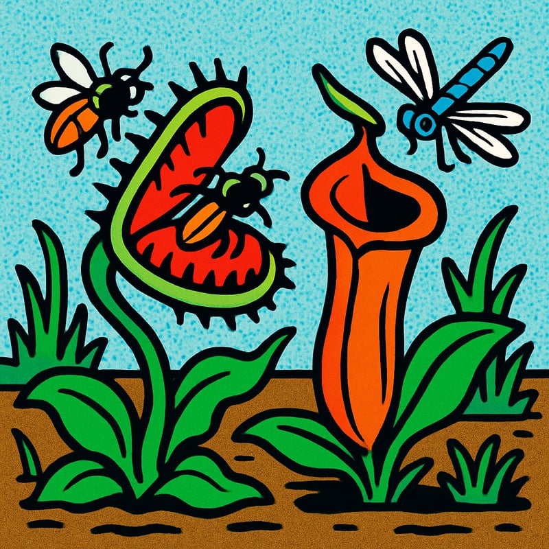 Carnivorous plants evolved to eat bugs because their soil is rubbish.