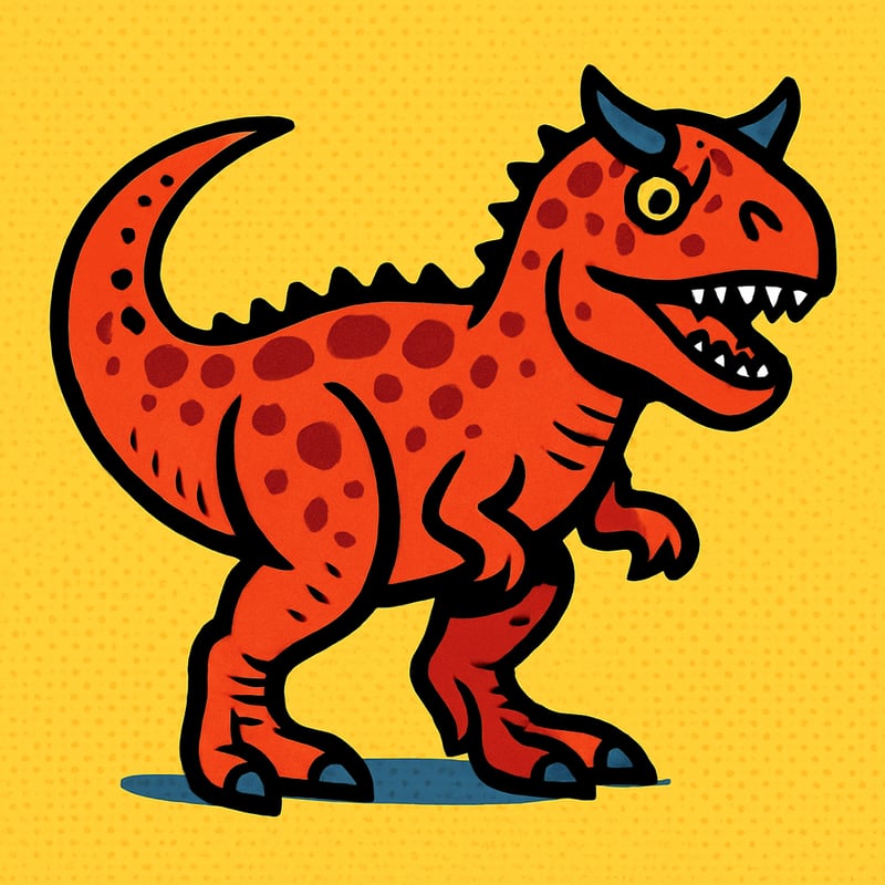 Carnotaurus was a predator with horns on its head.