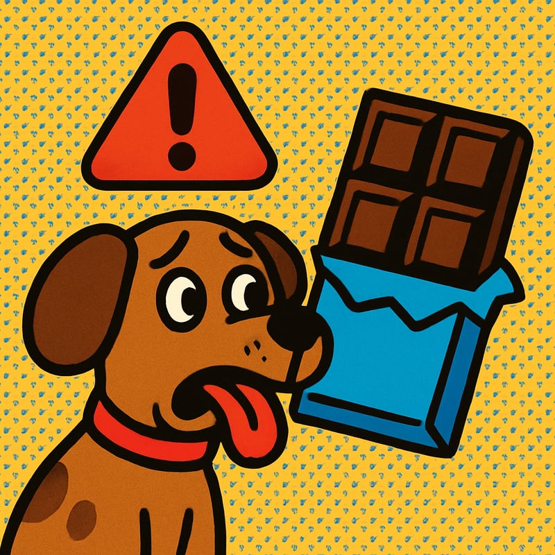 Chocolate is poisonous to dogs.