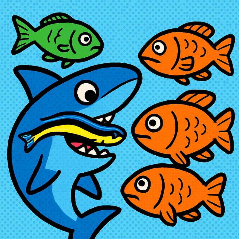 Some fish run "cleaning stations" - and even sharks visit politely.