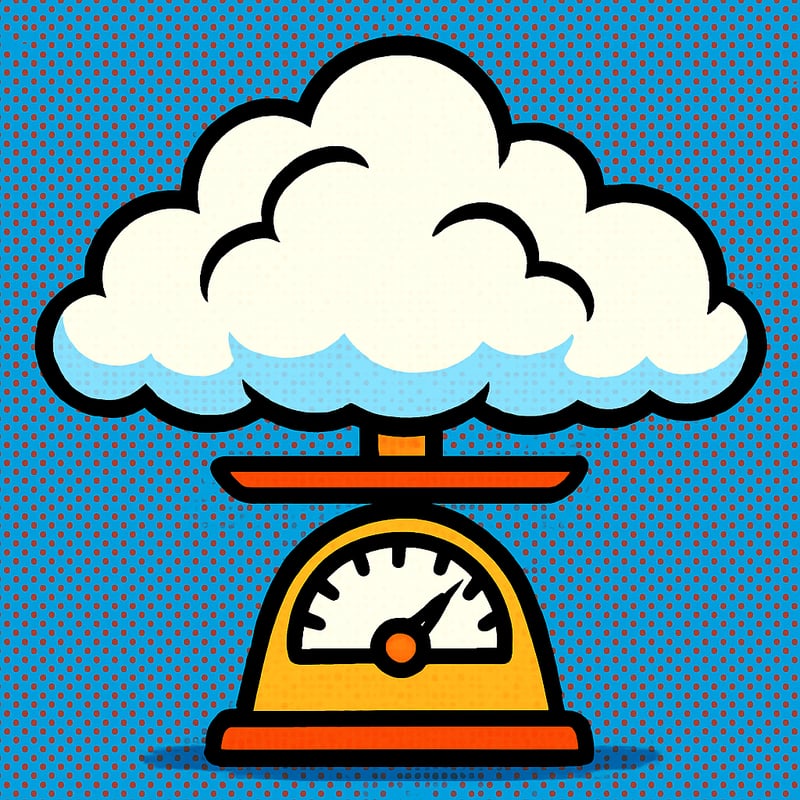 A single cloud can weigh over a million pounds.