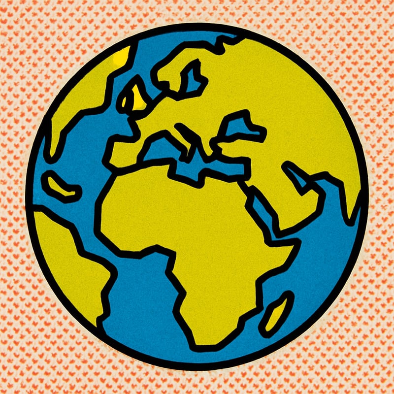 The continents drift across Earth's surface - about an inch a year.