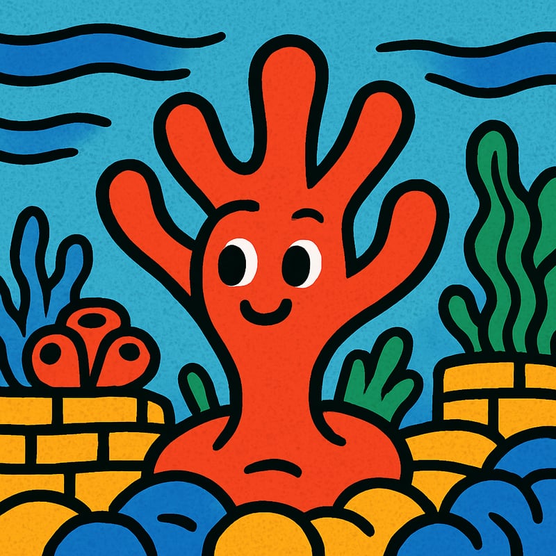 Coral isn't a plant or a rock - it's actually an animal.