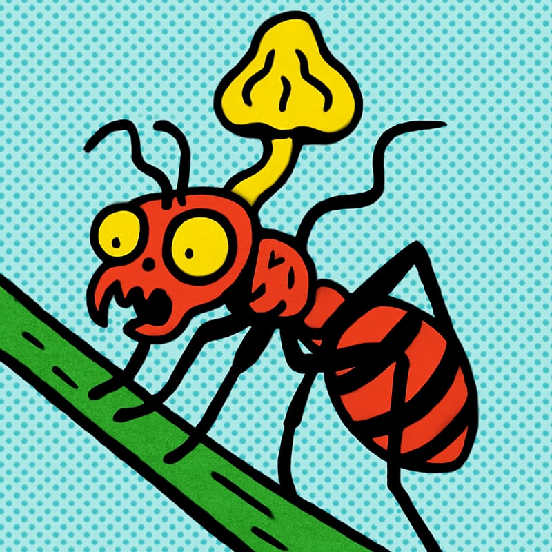 A fungus called Cordyceps turns ants into zombies before killing them.