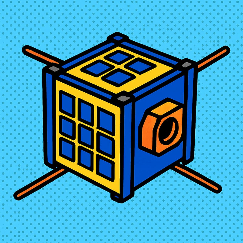 A CubeSat is a satellite small enough to fit in your hand.