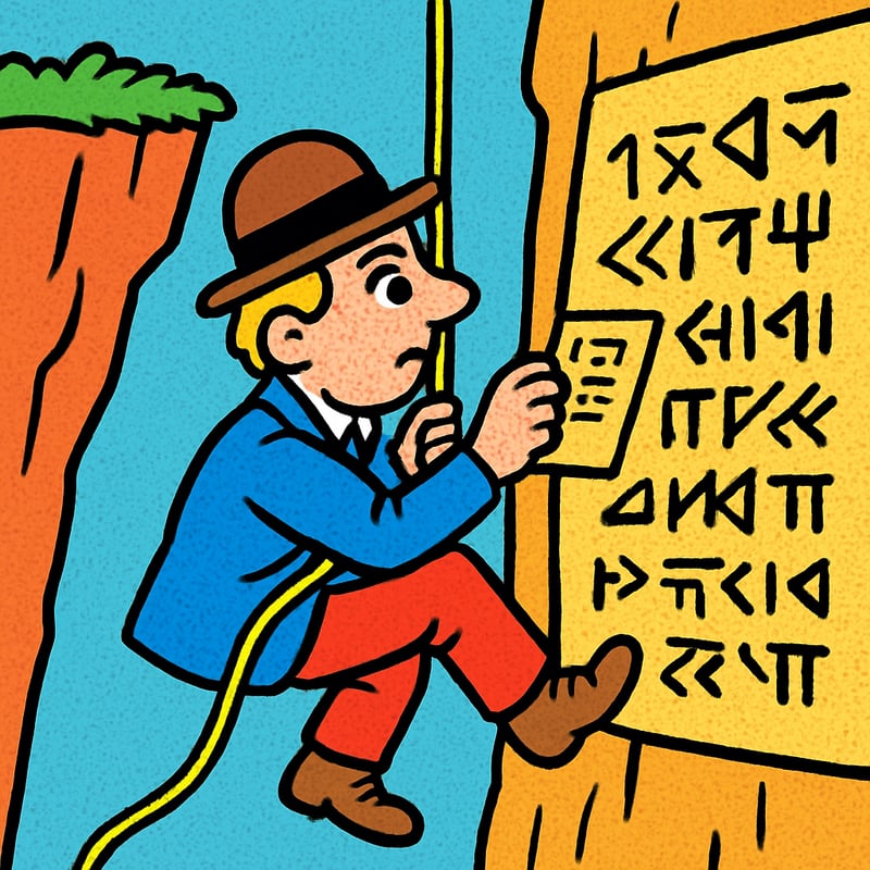 An Englishman dangled off a cliff to copy a code that unlocked ancient Mesopotamia.