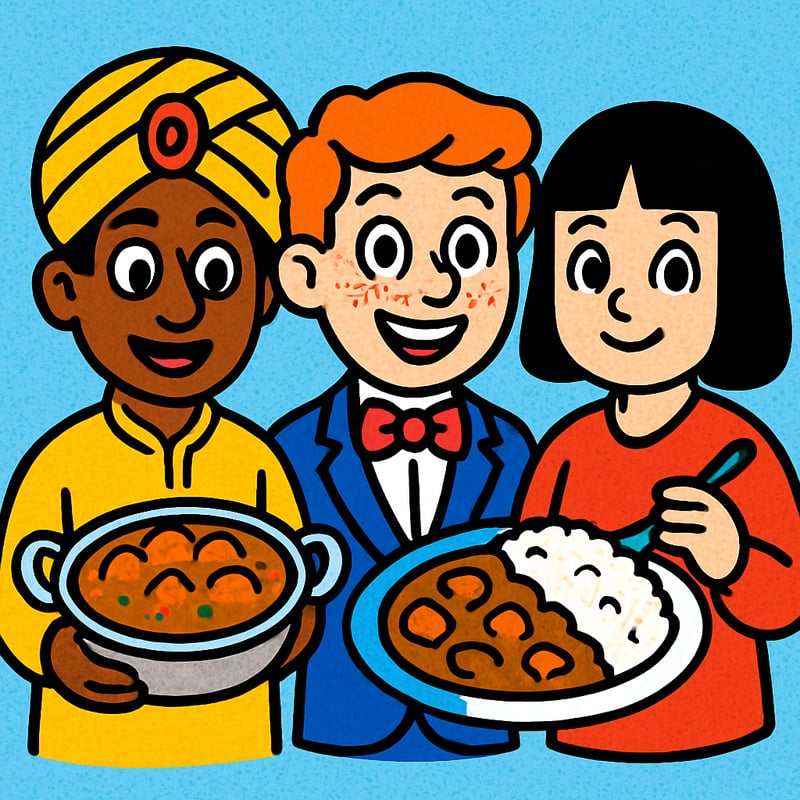 Curry travelled around the world and changed in every country.