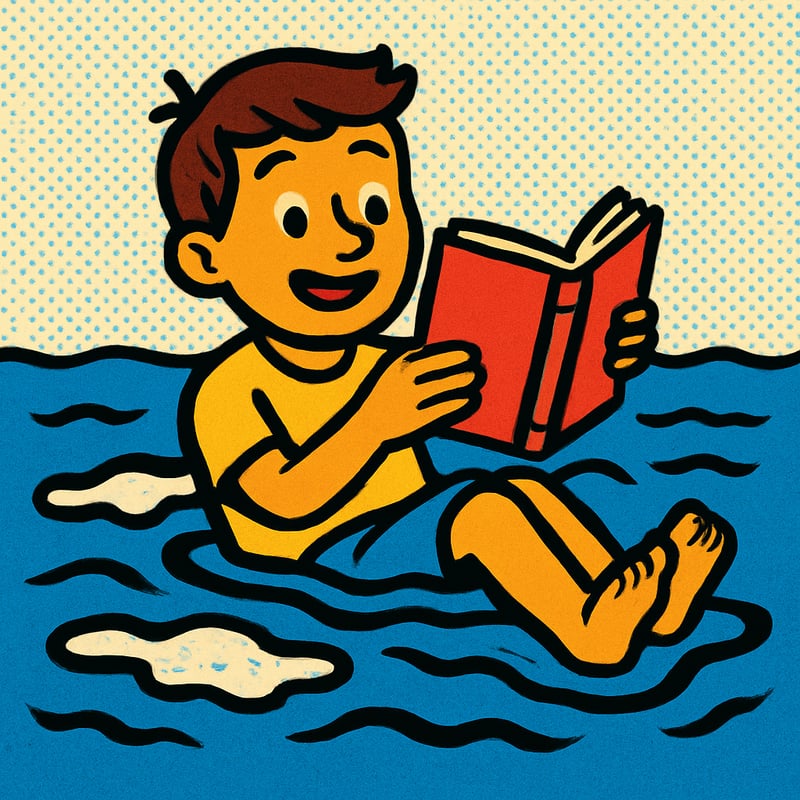 The Dead Sea is so salty you can float and read a book.