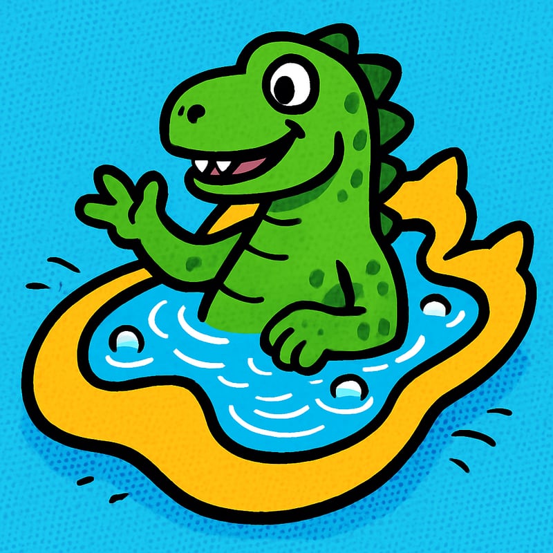 Some dinosaur footprints are big enough to bathe in.