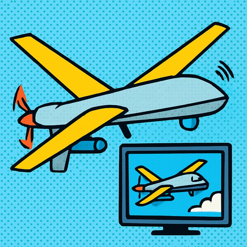 The largest military drones can stay airborne for over 30 hours straight.