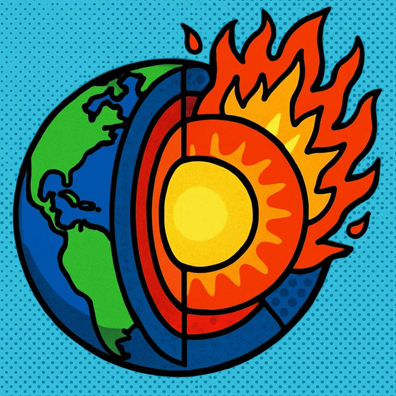 Earth's inner core is as hot as the surface of the Sun.