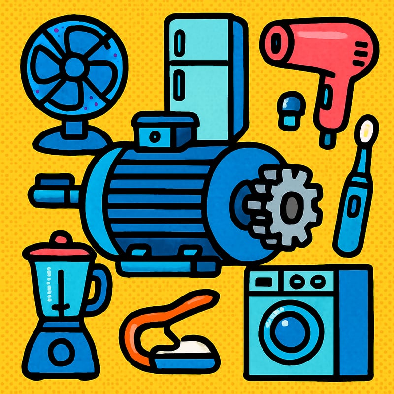 There are probably more than 50 electric motors in your home.