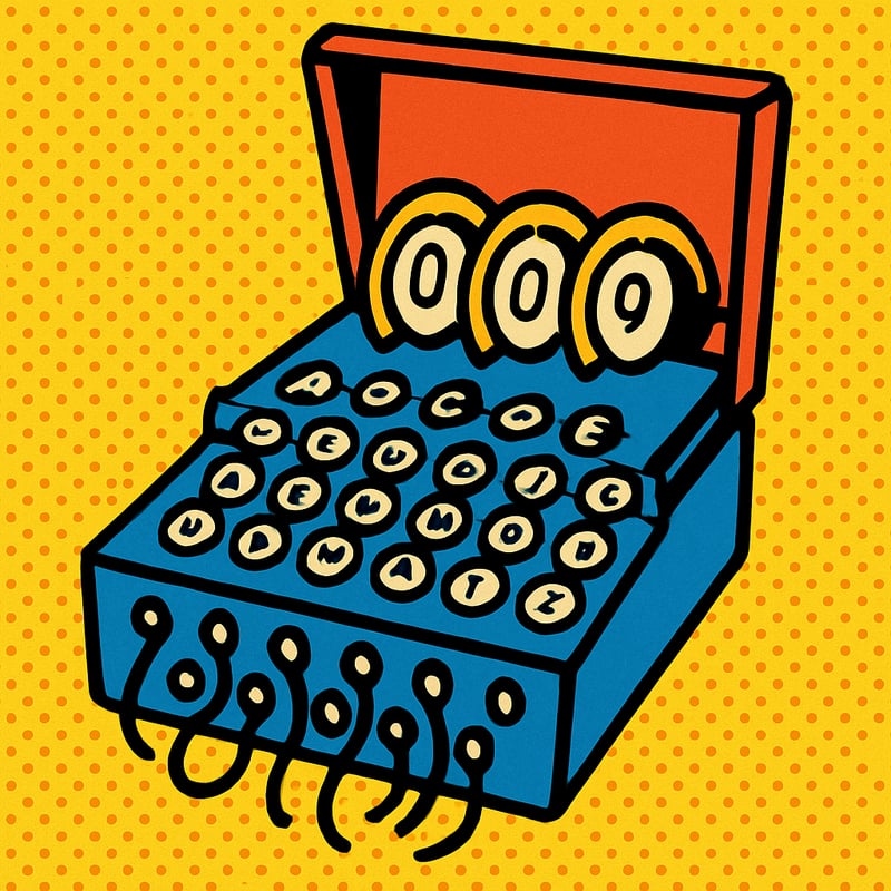 The German Enigma machine had 159 quintillion possible settings.