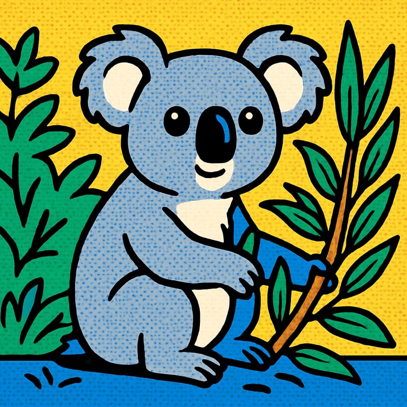 Koalas only eat eucalyptus leaves - which are mildly poisonous to everything else.