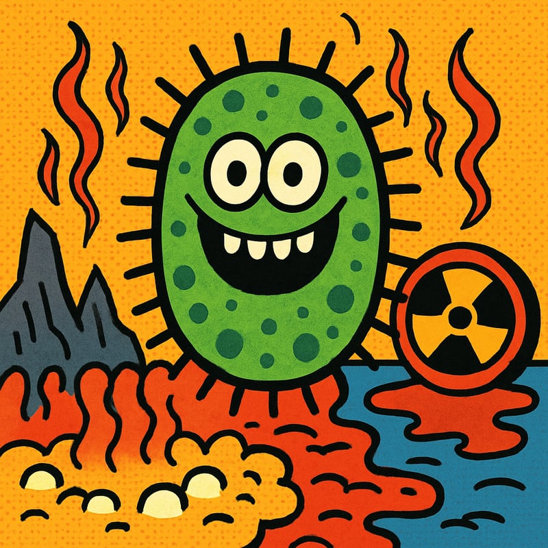 Some bacteria thrive where almost nothing else can survive.