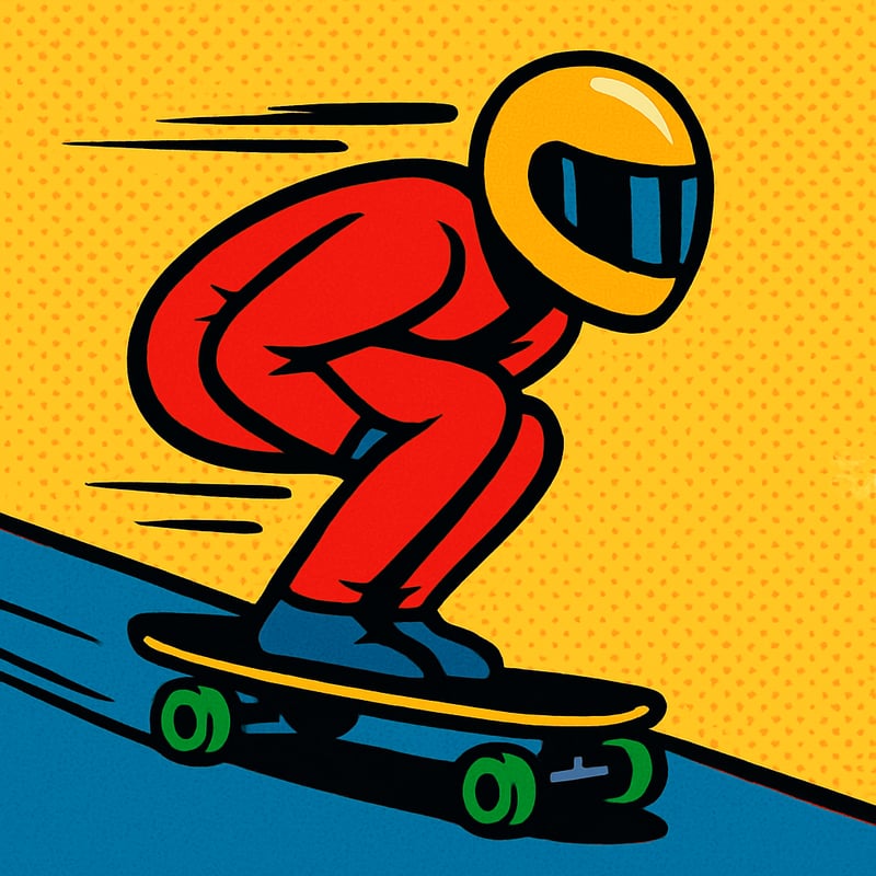The fastest skateboarder ever hit 91 mph going downhill.