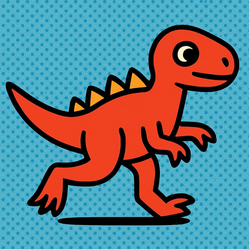 The first dinosaurs were small and ran on two legs.