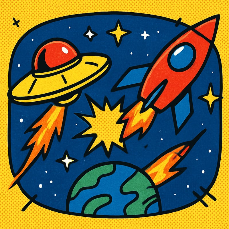 The first real video game was about two spaceships fighting in space.