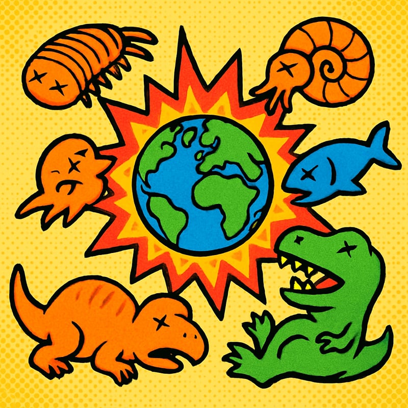Life on Earth has nearly been wiped out five different times.