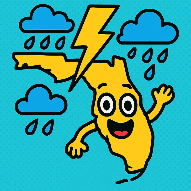 Florida is the lightning capital of the United States.