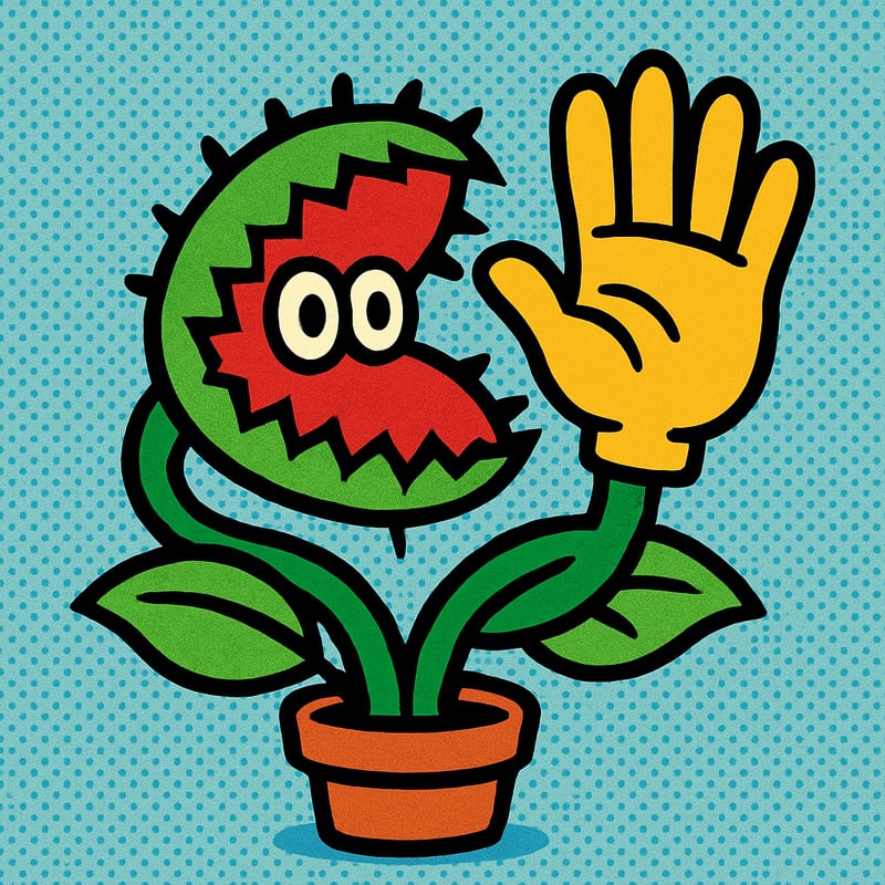 A Venus flytrap can actually count to five.