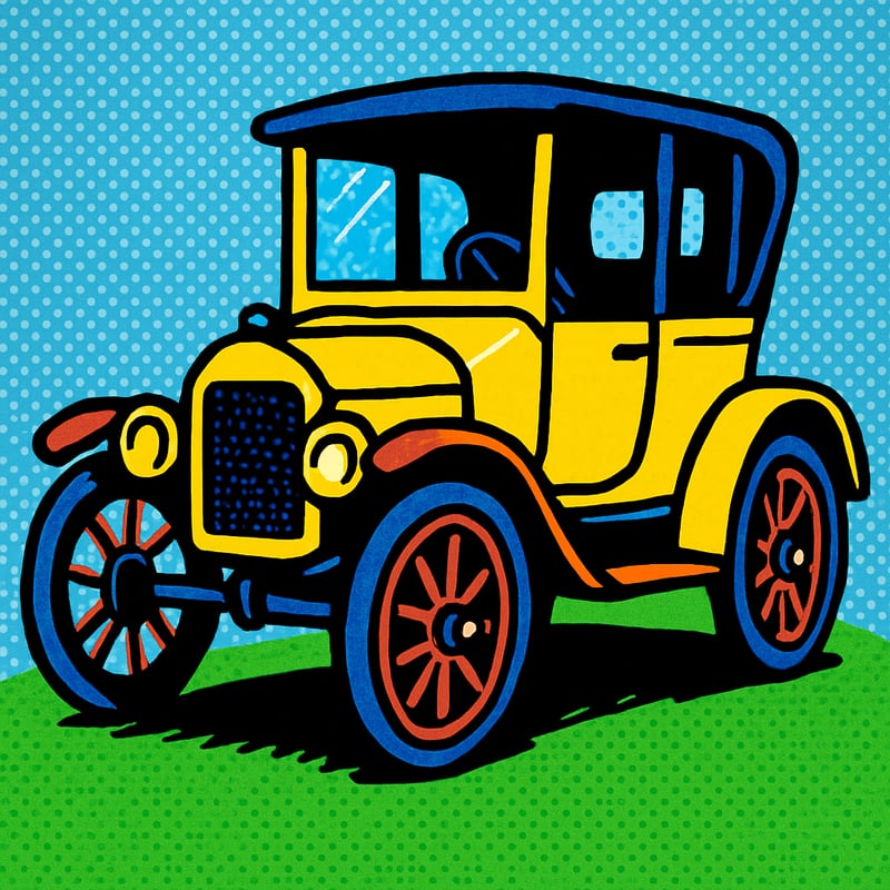 The Ford Model T put America on wheels by costing less than a horse.