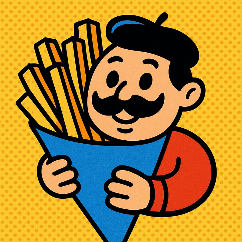 French fries are probably Belgian.