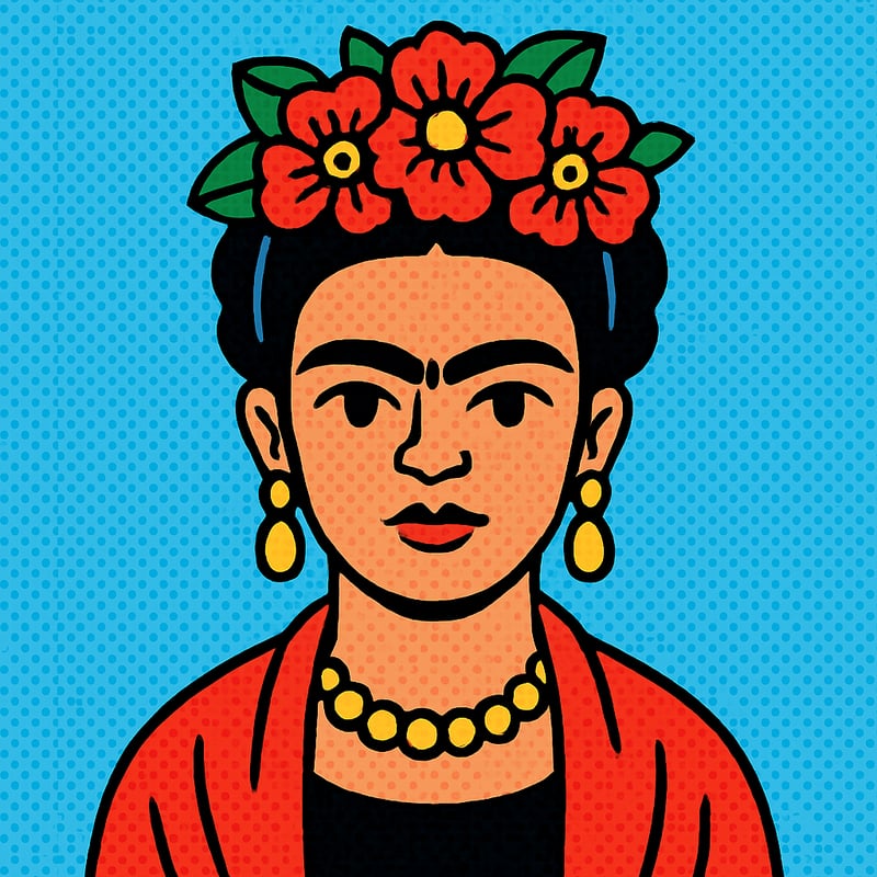 Frida Kahlo painted 55 self-portraits - more than any famous artist before her.