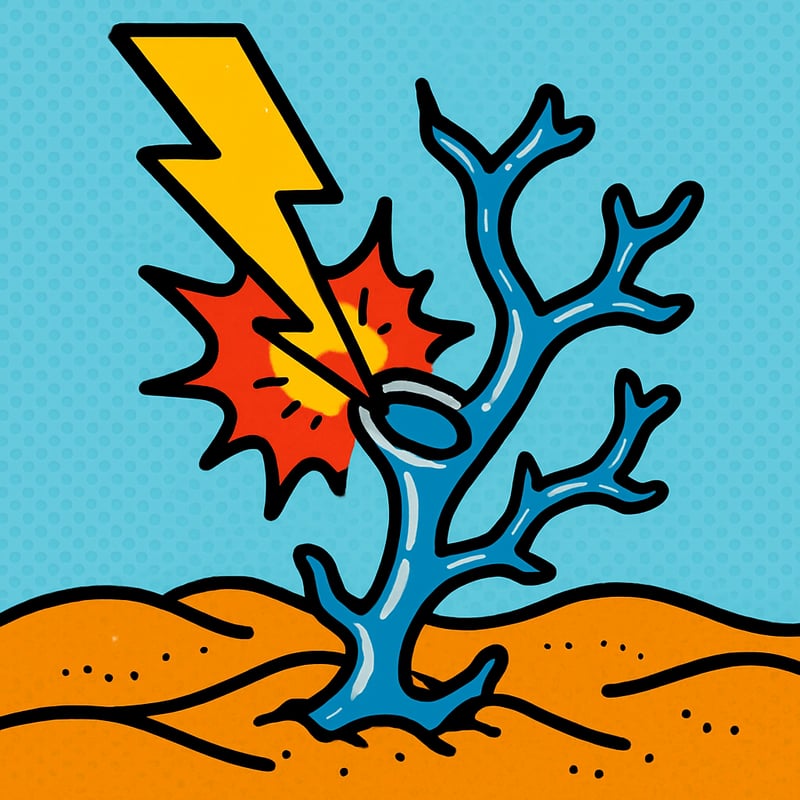 When lightning strikes sand, it can fuse it into glass.