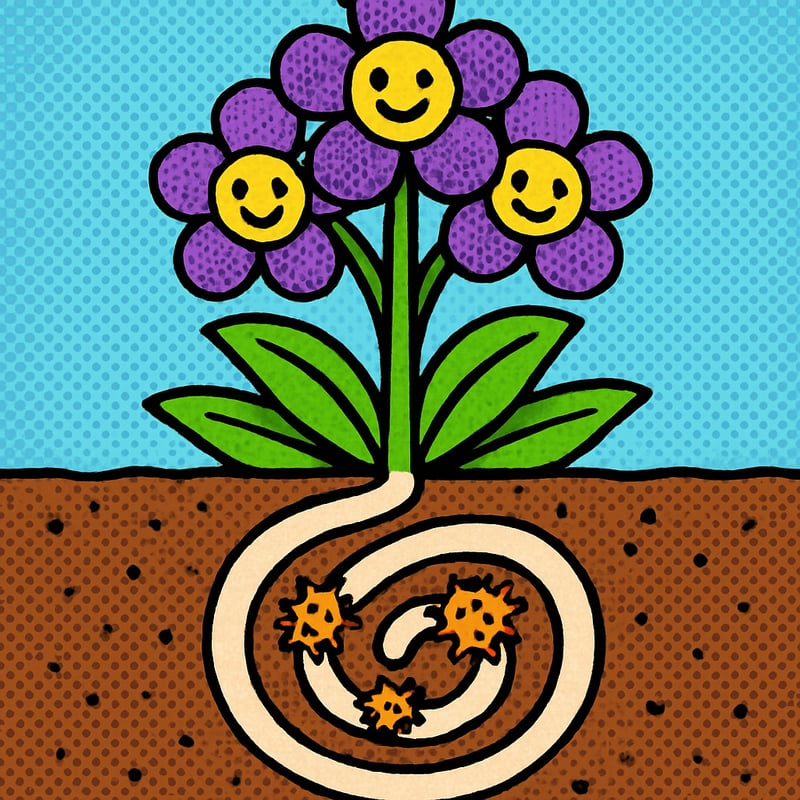 A plant called Genlisea hunts microbes with underground corkscrew traps.