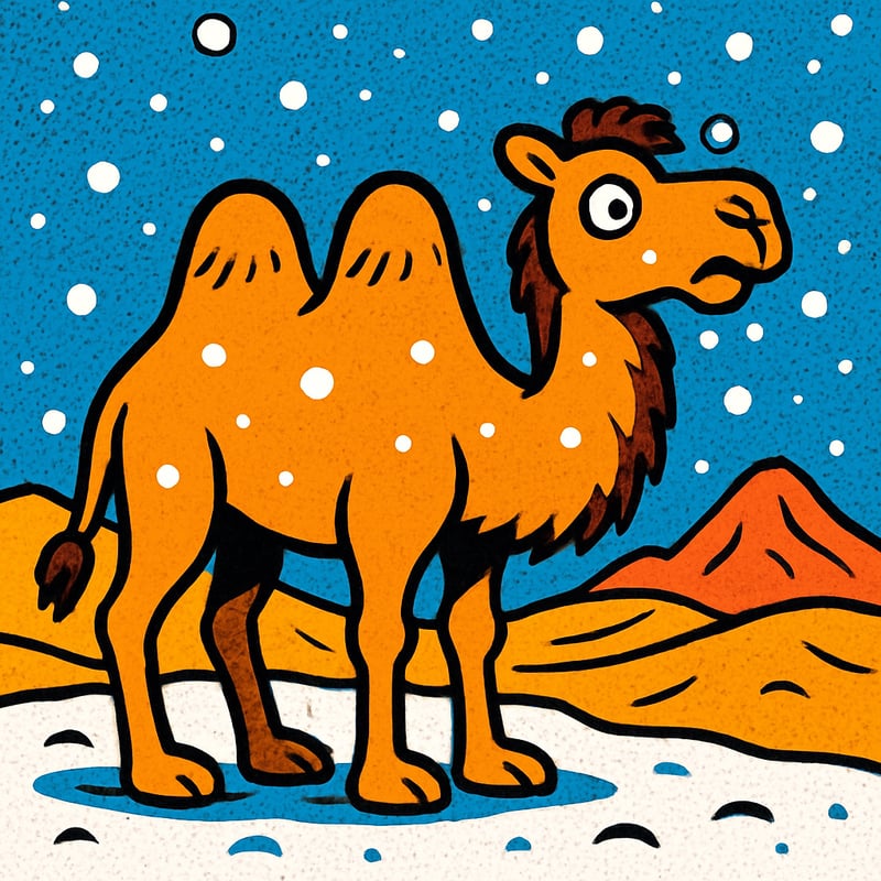 The Gobi desert can drop to minus 40°C in winter.