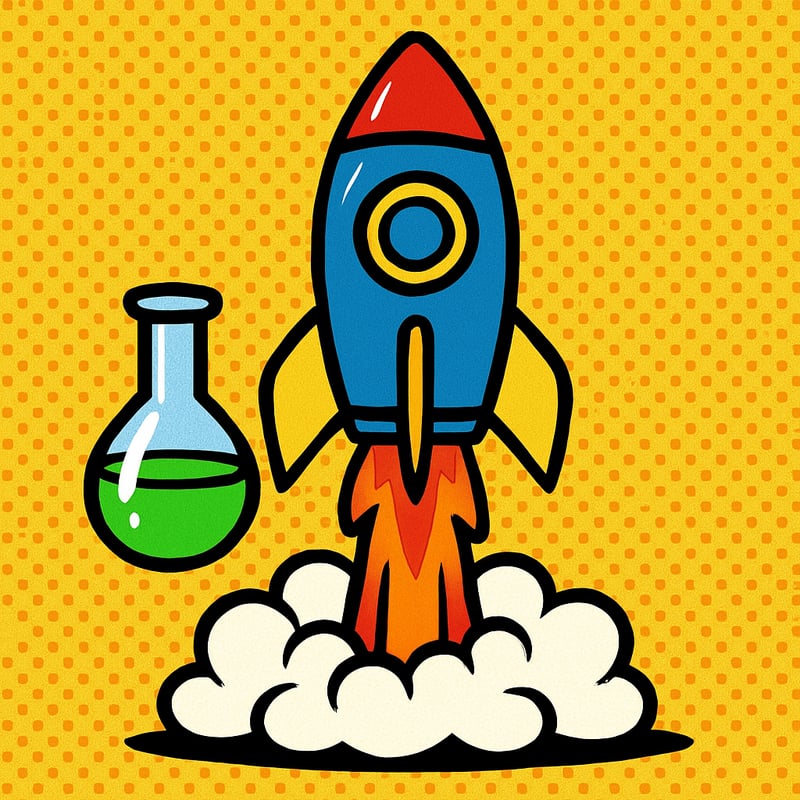 The first liquid-fueled rocket only flew 41 feet high.