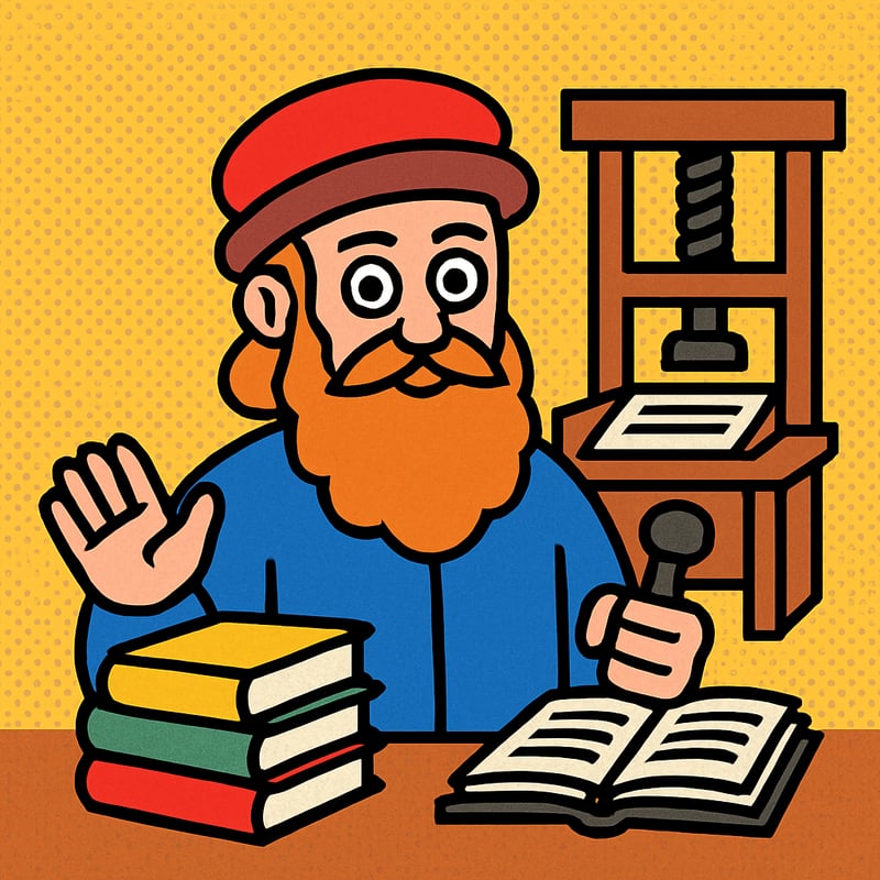One inventor in the 1450s made books 1,000 times cheaper.