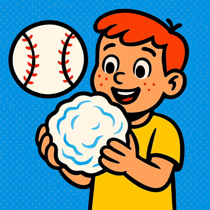 Hailstones can be the size of baseballs.