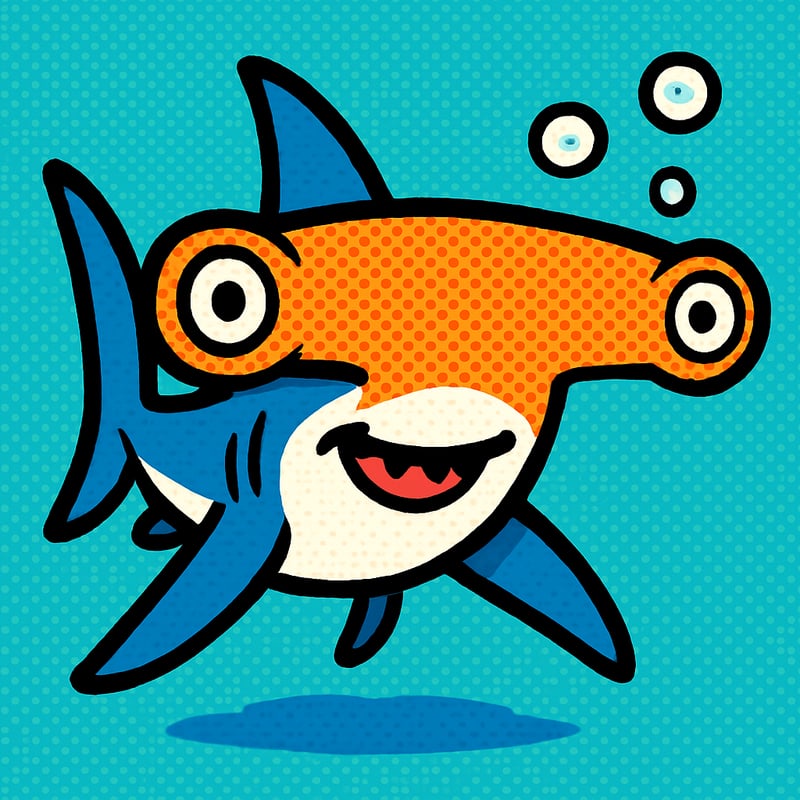 A hammerhead shark sees in nearly 360 degrees.