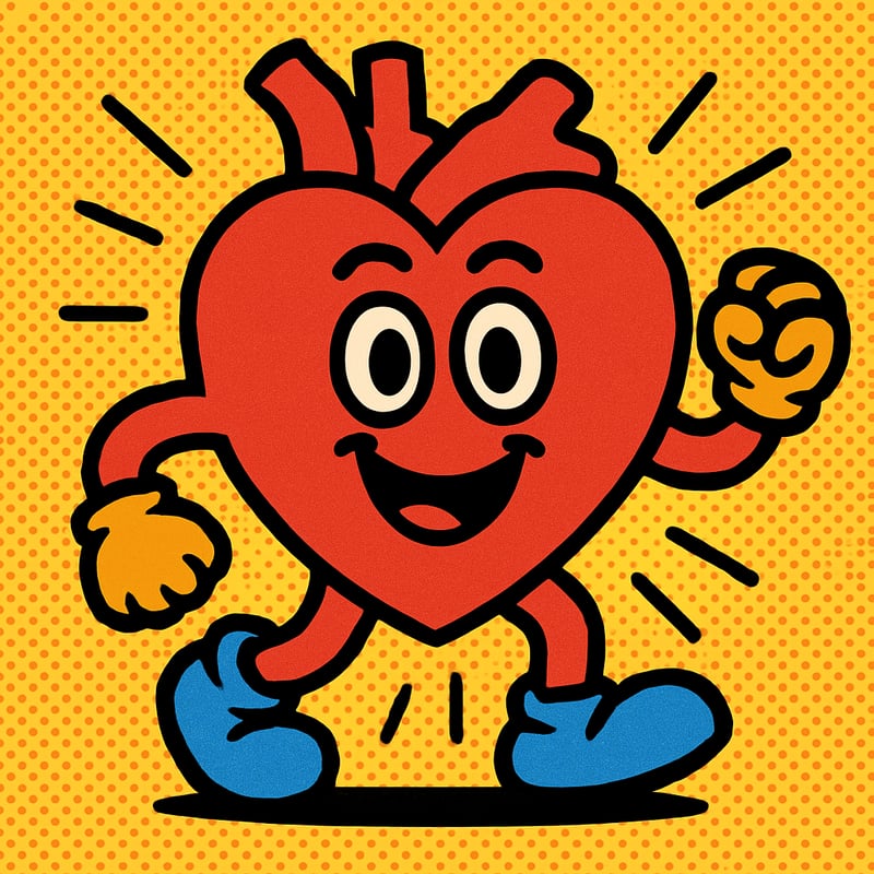 Your heart beats about 100,000 times every day.