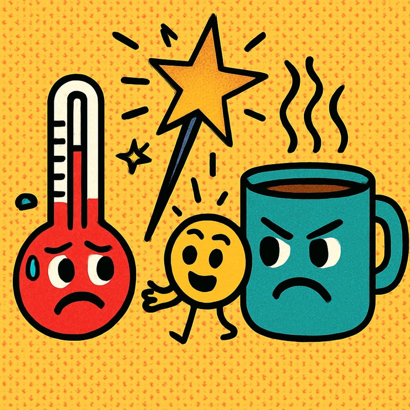 Heat and temperature aren't the same thing.