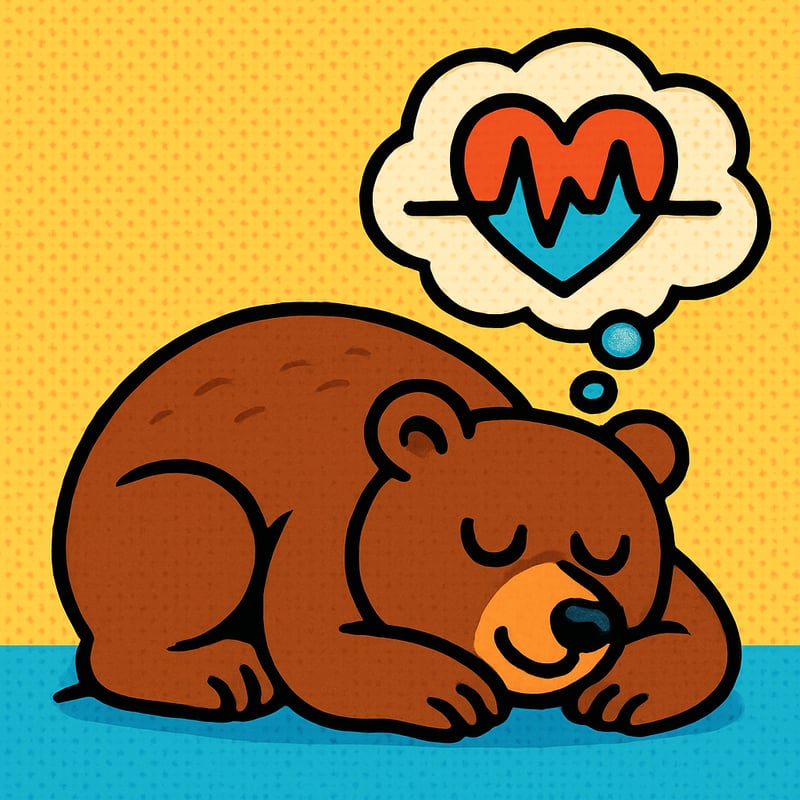 Hibernation is way more extreme than just sleeping.